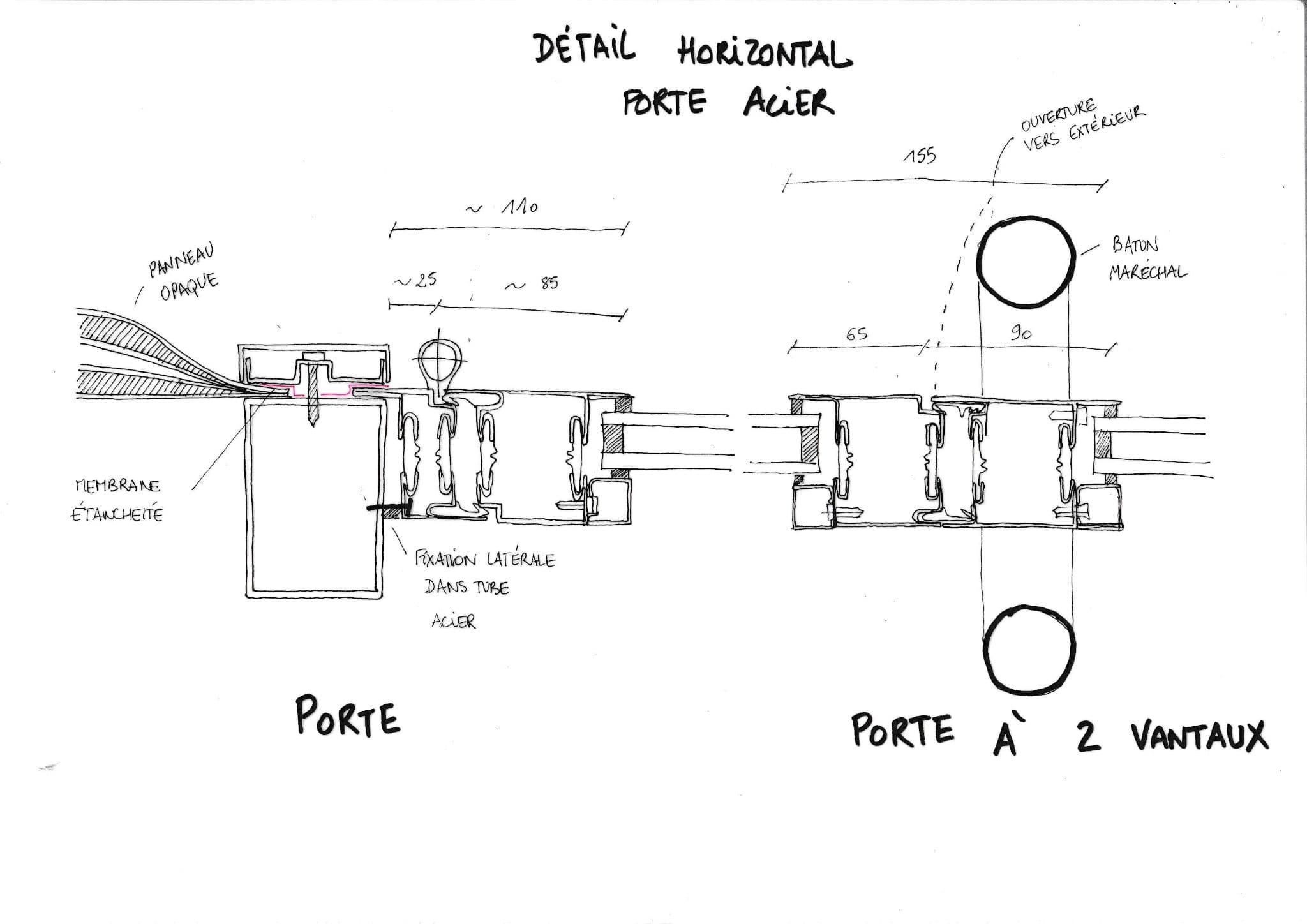 TRANSFORMATION ERP — Fondettes — details conception facade, vue 16