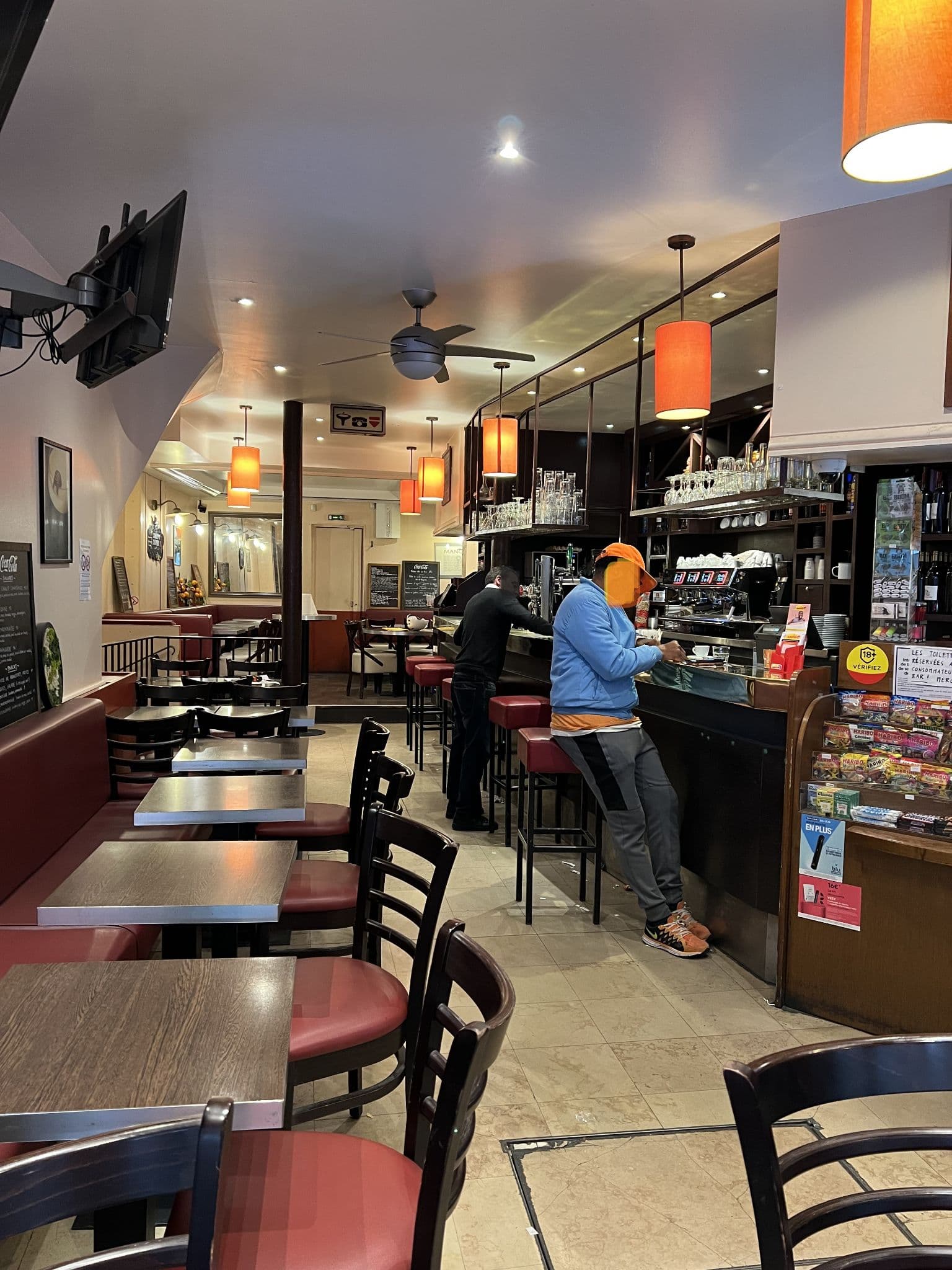 RÉNOVATION BRASSERIE — Paris 8e — existant, vue 5