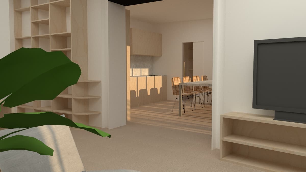 EXTENSION DE MAISON — Rennes — perspectives conception, vue 34