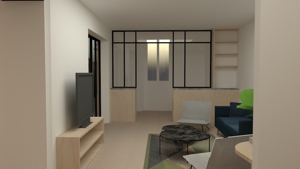 EXTENSION DE MAISON — Rennes — perspectives conception, vue 36