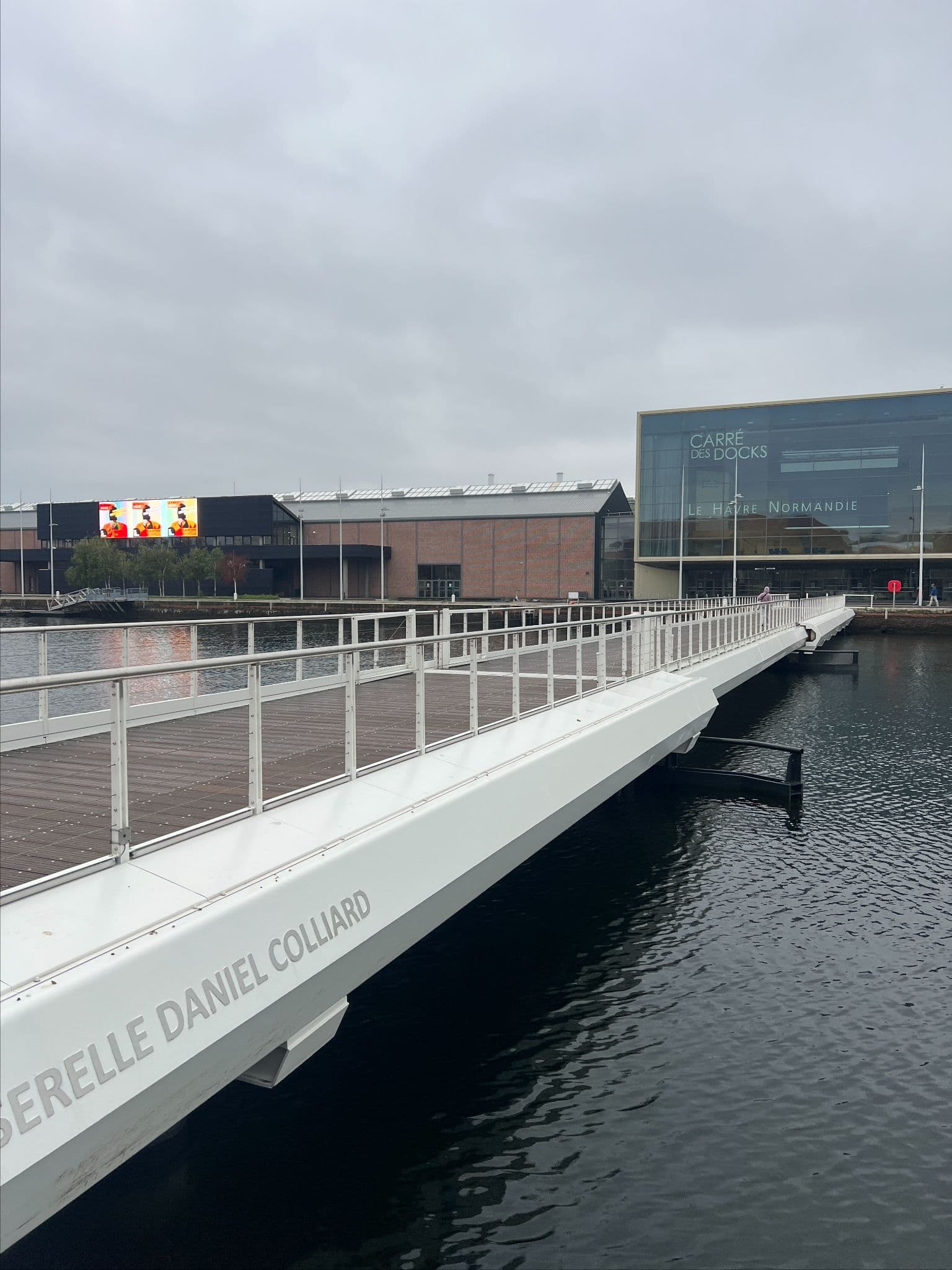 PASSERELLE PIÉTONNE — Le Havre — projet, vue 2