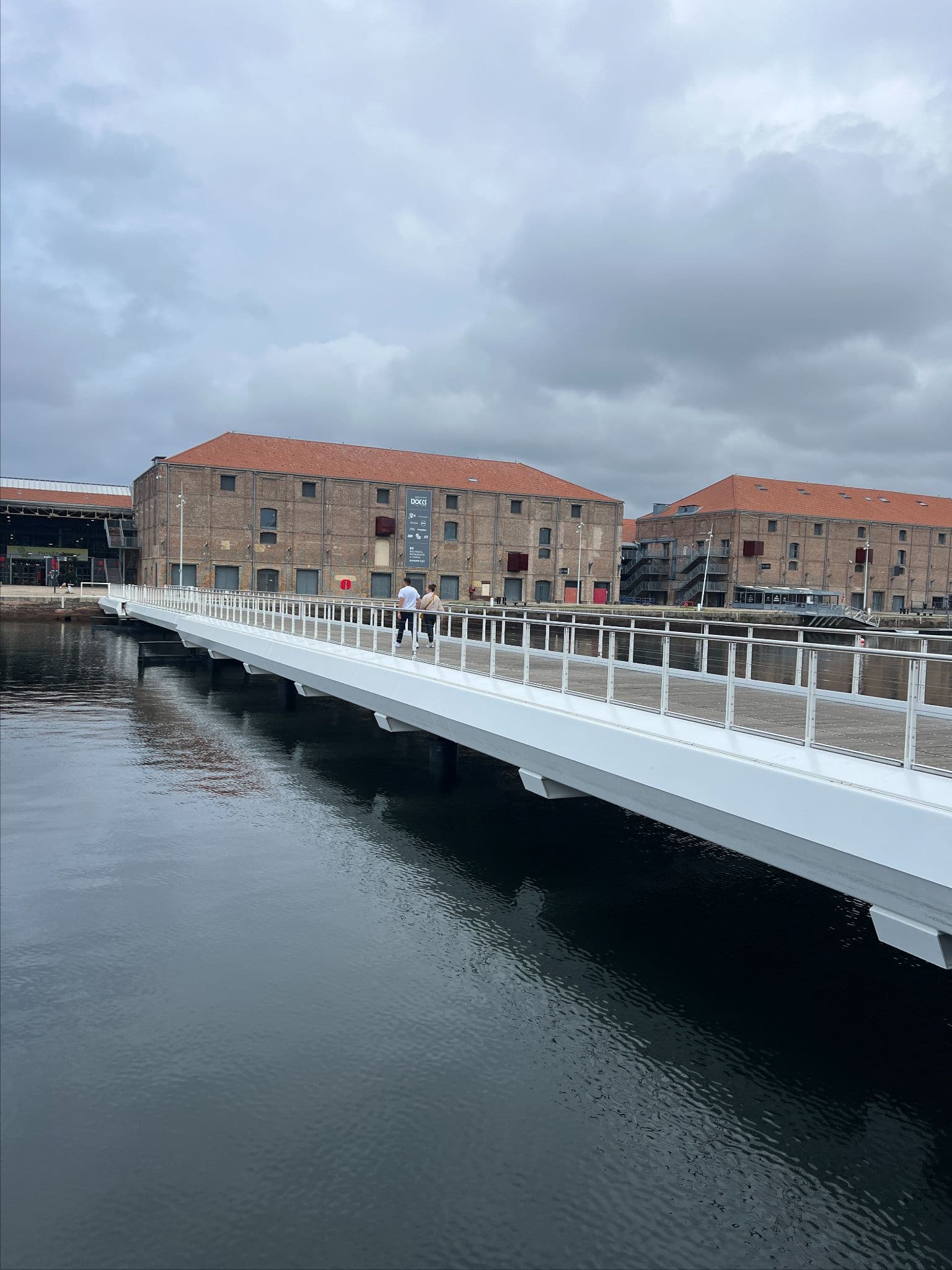 PASSERELLE PIÉTONNE — Le Havre — projet, vue 3