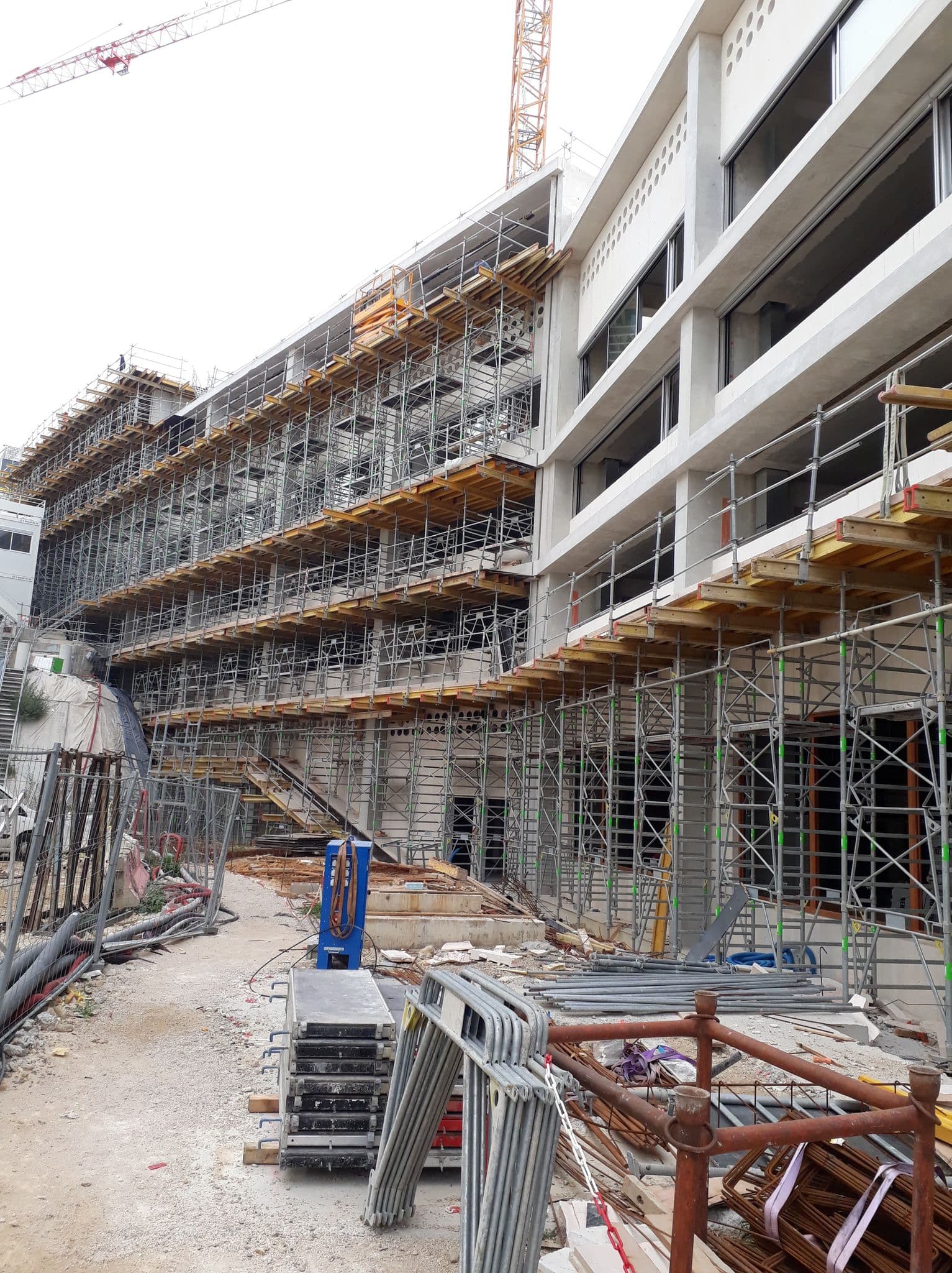 IMVT — Institut Méditerranéen — chantier, vue 3