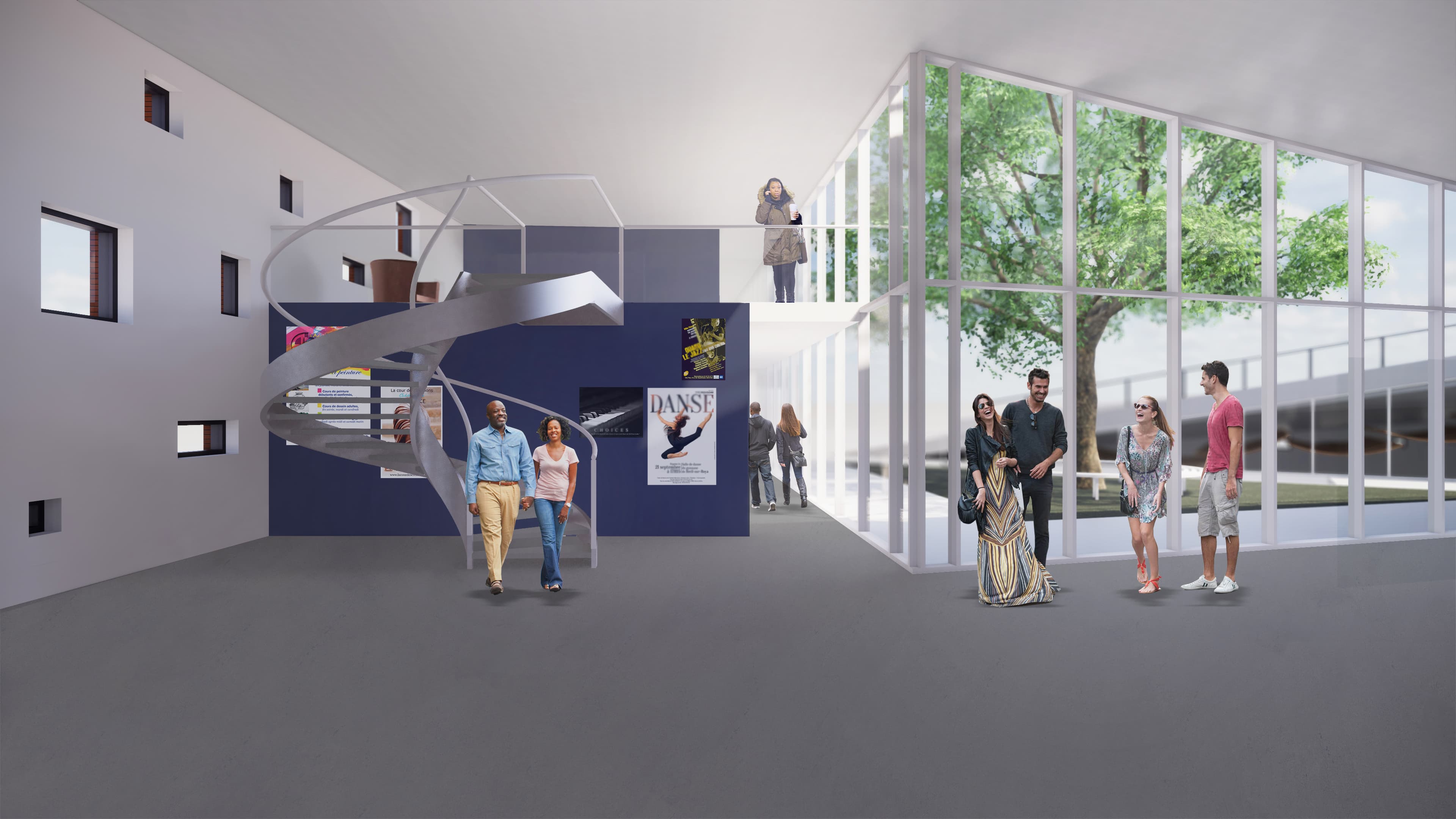 DELTA D'ÉVRY — Concours BIM — projet, vue 2