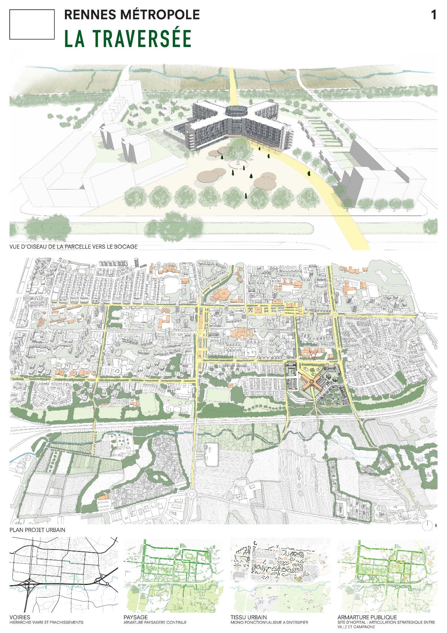 EUROPAN — Rennes — projet, vue 1
