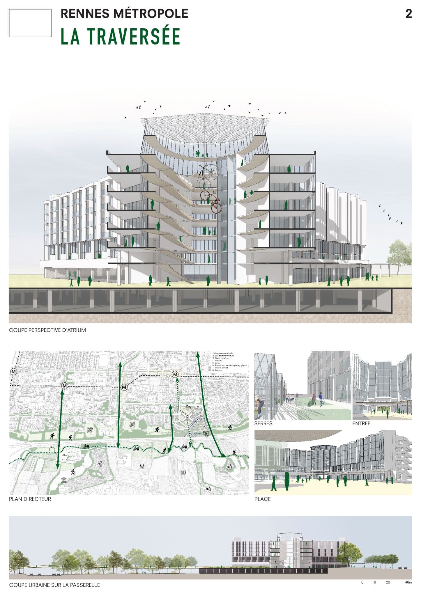 EUROPAN — Rennes — projet, vue 2