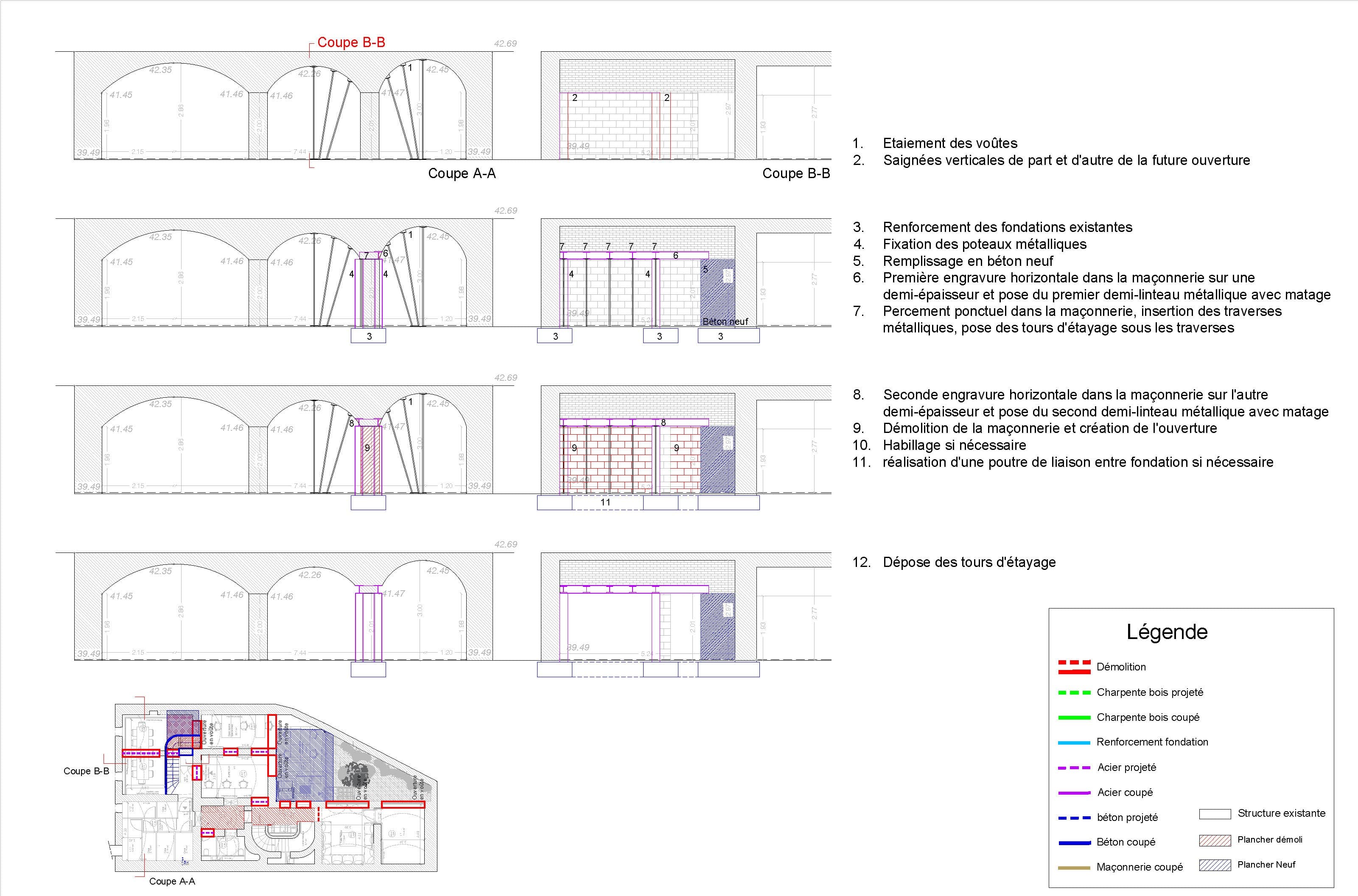 RÉHABILITATION HAUSSMANNIENNE — Paris — projet, vue 2